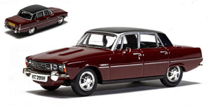 Rover P6 3500 V8 1977 mørk rød/sort 1:43