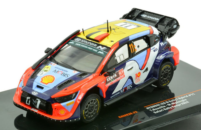 HYUNDAI i20 N WRC N.11 SAFARI RALLY KENYA 2024 NEUVILLE-WYDAEGHE 1:43