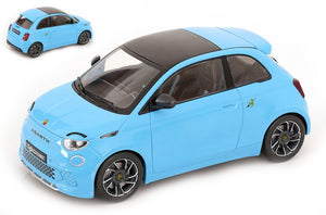 FIAT 500e ABARTH 2024 LIGHT BLUE 1:18