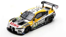 Indlæs billede til gallerivisning BMW 4-SERIES M4 GT3 TEAM ROWE RACING N 99 24h NURBURGRING 2024 R.FRIJNS - S.VAN DER LINDE - D.VANTHOOR - A.FARFUS GREY YELLOW WHITE 1:43