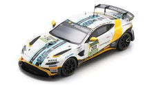 Indlæs billede til gallerivisning Aston Martin VANTAGE AMR GT4 #269 CHARLAIX/WEISHAR/SCHADLER/POSAVC 24H NURBURGRING 2024 hvid/gul/sort 1:43