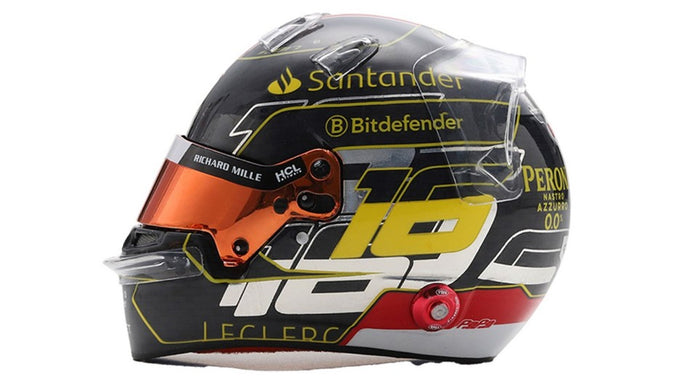HELMET CHARLES LECLERC TEAM FERRARI HP ITALIAN GP 2024 1:5