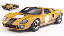 Indlæs billede til gallerivisning FORD USA GT40 MKI N 0 RACING 1968 YELLOW BLACK 1:18