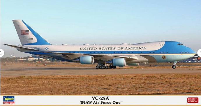 BOEING VC-25A 89AW 1990 - AIR FORCE ONE - PERSONAL AIRPLANE PRESIDENT UNITED STATE OF AMERICA / 1:200