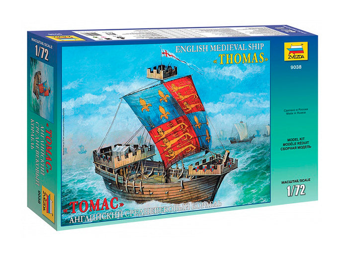 BOAT THOMAS - ENGLISH MEDIEVAL SHIP / 1:72