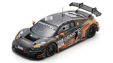 Indlæs billede til gallerivisning Audi R8 LMS GT3 EVO II #99 HAASE/AKA/FELLER 24H SPA 2024 sort/orange/grå 1:43