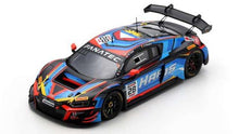 Indlæs billede til gallerivisning Audi R8 LMS GT3 EVO II #28 GACHET/HEYLEN/LIND 24H SPA 2024 sort/blå/rød 1:43
