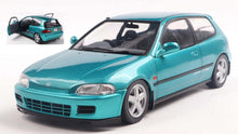 Indlæs billede til gallerivisning HONDA CIVIC (EG6) AZTEC 1991 PEARL GREEN 1:18