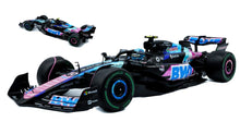 Indlæs billede til gallerivisning ALPINE F1 A524 TEAM BWT ALPINE N 10 BRAZILIAN GP 2024 PIERRE GASLY BLACK BLUE PINK 1:18