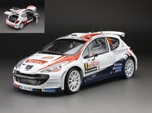 Indlæs billede til gallerivisning Peugeot 207 S2000 #4 DONCHEV/VALCHEV RALLY ANTIBES 2008 hvid/rød 1:18