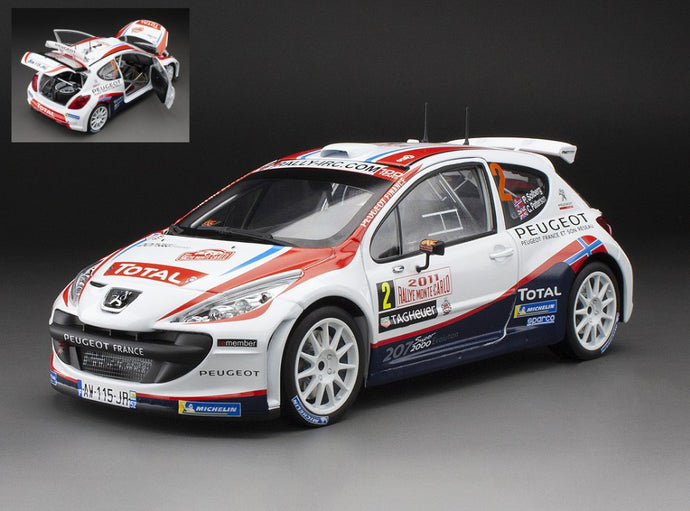 PEUGEOT 207 S2000 N.2 RALLY AUTOM.MONTE CARLO 2011 SOLBERG-PATTERS.1:18