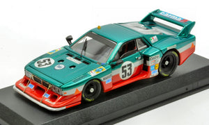 LANCIA BETA MONTECARLO TURBO TEAM LANCIA CORSE N 53 24h LE MANS 1980 CARLO FACETTI - MARTINO FINOTTO GREEN RED 1:43