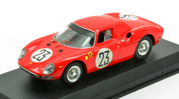 FERRARI 250LM 3.3L V12 TEAM EQUIPE NATIONALE BELGE N 23 24h LE MANS 1964 PIERRE DUMAY - GERARD LANGLOIS VAN OPHEM RED 1:43