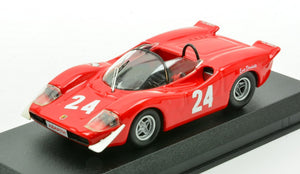 FIAT ABARTH 2000S N 24 PAUL RICARDS 1968 ERIS TONDELLI RED 1:43