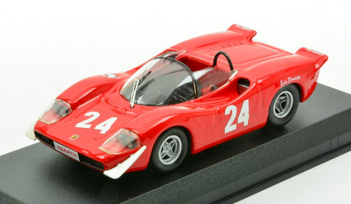 FIAT ABARTH 2000S N 24 PAUL RICARDS 1968 ERIS TONDELLI RED 1:43