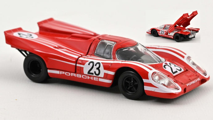 PORSCHE 917K 4.9L TEAM SALZBURG N 23 WINNER 24h LE MANS 1970 HANS HERRMANN - RICHARD ATTWOOD RED WHITE 1:43 fra Norev