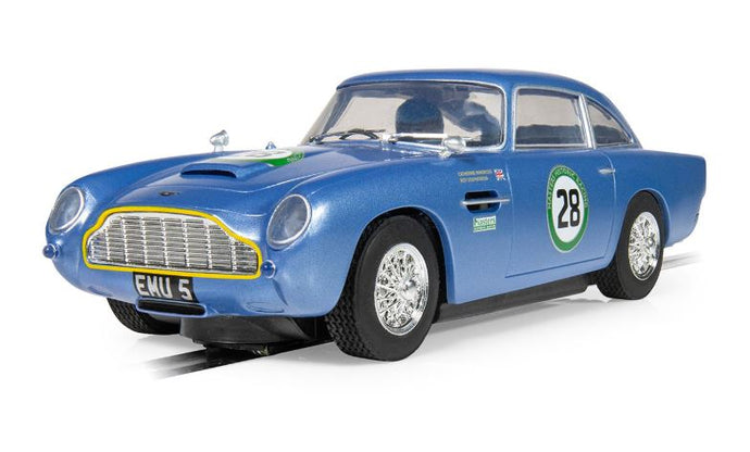 ASTON MARTIN DB5 BLUE & YELLOW HISTORIC GT RACING SLOT 1:32