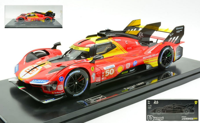 FERRARI 499P N.50 WINN.LE MANS 2024 FUOCO-NIELSEN-MOLINA-ACRYLIC BOX1:18
