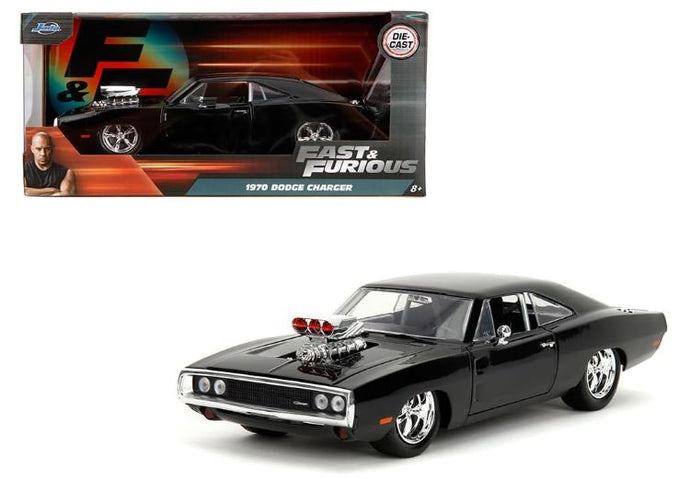DODGE DOM'S DODGE CHARGER R/T 1970 - FAST & FURIOUS BLACK 1:24