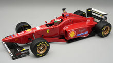 Indlæs billede til gallerivisning Ferrari F310 #2 EDDIE IRVINE SAN MARINO GP 1996 + FIGUUR rød/sort 1:18
