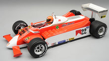 Indlæs billede til gallerivisning Alfa Romeo 179 V12 #22 VITTORIO BRAMBILLA DUTCH GP ZANDVOORT 1980 + FIGUUR rød/hvid/sølv 1:18