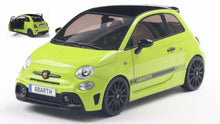 Indlæs billede til gallerivisning FIAT NUOVA 500 ABARTH 595 2023 LIGHT GREEN BLACK 1:18