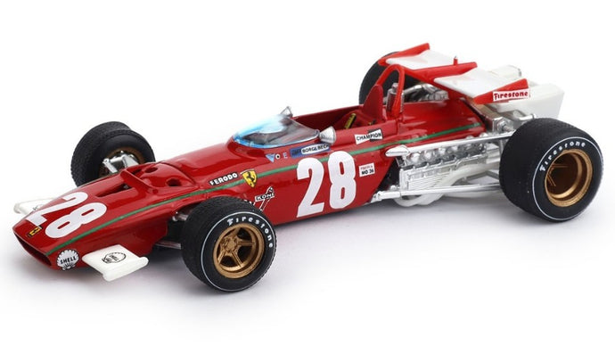 FERRARI 312 B IGNAZIO GIUNTI 1970 N.28 4th BELGIUM GP 1:43