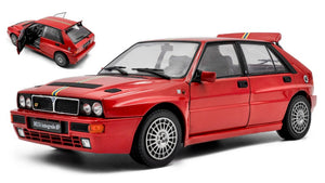Lancia DELTA HF INTERGRALE EDIZIONE FINALE 1995 rød/gul/blå 1:18
