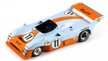 Indlæs billede til gallerivisning MIRAGE GR8 3.0L V8 TEAM GULF RESEARCH RACING N 11 WINNER 24h LE MANS 1975 JACKY ICKX - DEREK BELL LIGHT BLUE ORANGE 1:18
