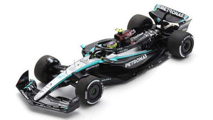 MERCEDES-AMG PETRONAS FORMULA ONE TEAM F1 W15 E PERFORMANCE #44 LEWIS HAMILTON 2024 sort/sølv/turkis 1:18