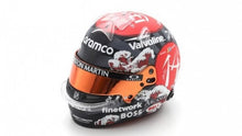 Indlæs billede til gallerivisning BELL HELMET CASCO HELMET F1 FERNANDO ALONSO TEAM ASTON MARTIN ARAMCO COGNIZANT N 14 JAPAN GP 2024 VARIOUS 1:5