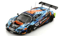 Indlæs billede til gallerivisning McLAREN 720S GT3 EVO TEAM GARAGE59 N 188 24h SPA 2023 L.PRETTE - M.RAMOS - C.GRUNEWALD - H.CHAVES LIGHT BLUE ORANGE 1:43