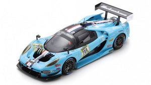 Scg 004c #706 MUTSCH/MAILLEUX/ARNOLD/LEDOGAR WINNER SP-X CLASS 24H NURBURGRING 2024 lys blå/sort 1:43