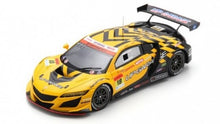 Indlæs billede til gallerivisning HONDA NSX GT3 TEAM UPGARAGE N 18 GT300 SUPER GT 2021 TAKASHI KOBAYASHI - TEPPEI NATORI YELLOW BLACK 1:43