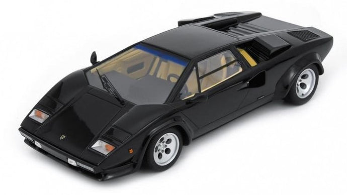 LAMBORGHINI COUNTACH 5000 S BLACK RESIN 1:18