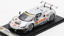 Indlæs billede til gallerivisning Ferrari 296 #45 COZZOLINO/WADOUX GT300 SUPER GT 2024 lys grå/hvid 1:43