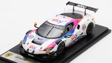 Indlæs billede til gallerivisning Ferrari 296 GT3 #93 CHEEVER/HUI/WADOUX/FROGGATT 24H SPA 2024 hvid/lyserød/blå 1:43