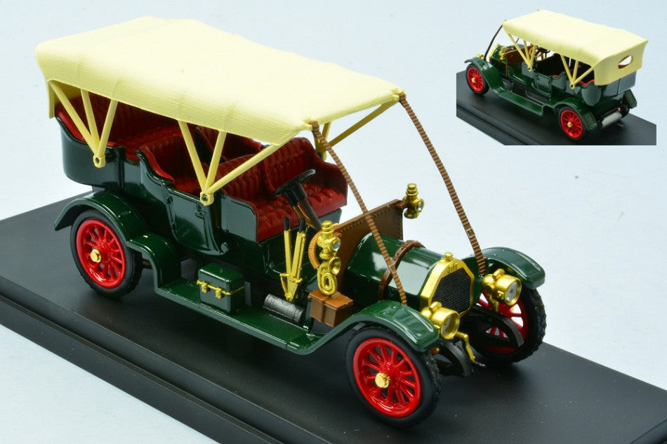 FIAT 60 CV 1905 GREEN W/SOFT TOP CREAM 1:43