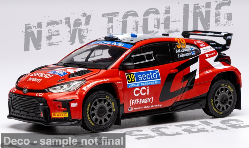 TOYOTA GR YARIS N.39 RALLY2 FINLAND 2024 LATVALA-HANNINEN 1:43