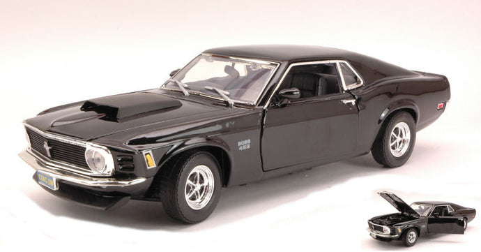 FORD MUSTANG BOSS 429 1970 BLACK 1:18