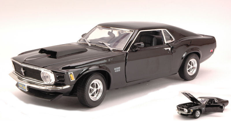 FORD MUSTANG BOSS 429 1970 BLACK 1:18