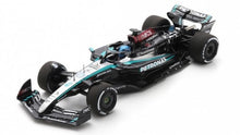 Indlæs billede til gallerivisning MERCEDES GP F1 W15 EQ PERFORMANCE TEAM AMG PETRONAS MOTORSPORT N 63 WINNER LAS VEGAS USA GP 2024 GEORGE RUSSELL BLACK SILVER GREEN 1:43