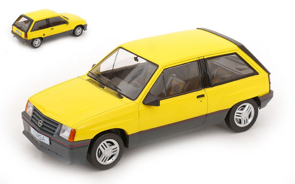 OPEL CORSA A SR 1983 YELLOW 1:18