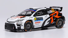 Indlæs billede til gallerivisning TOYOTA YARIS GR HYBRID RALLY2 TEAM TOYOTA GAZOO RACING WRT NG N 26 RALLY MONTECARLO 2025 KOGURE HIKARU - TOPI LUHTINEN WHITE RED BLACK 1:43