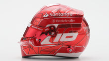 Indlæs billede til gallerivisning BELL HELMET CASCO HELMET F1 CHARLES LECLERC TEAM FERRARI HP N 16 SINGAPORE GP 2024 RED 1:5