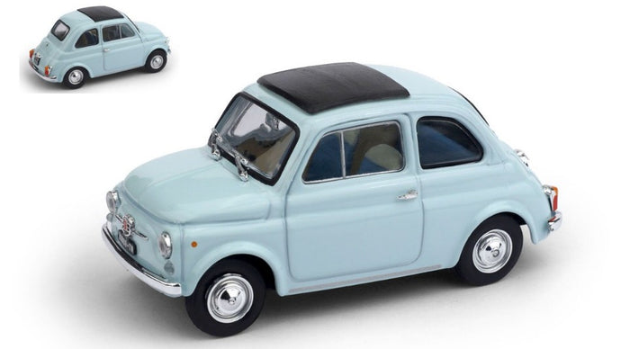 FIAT 500F 1965-72 CHIUSA AZZURRO ACQUAMARINA 1:43
