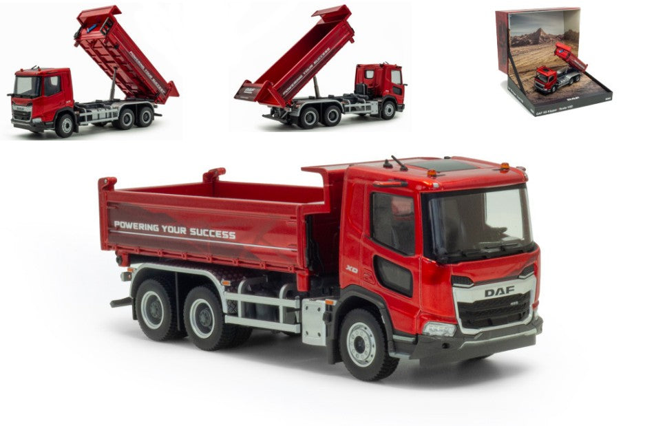 DAF XD KIPPER RED 1:50