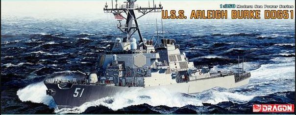 U.S.S. ARLEIGH BURKE DDG-51 KIT 1:350
