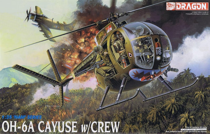 OH-6A CAYUSE W/CREW KIT 1:35