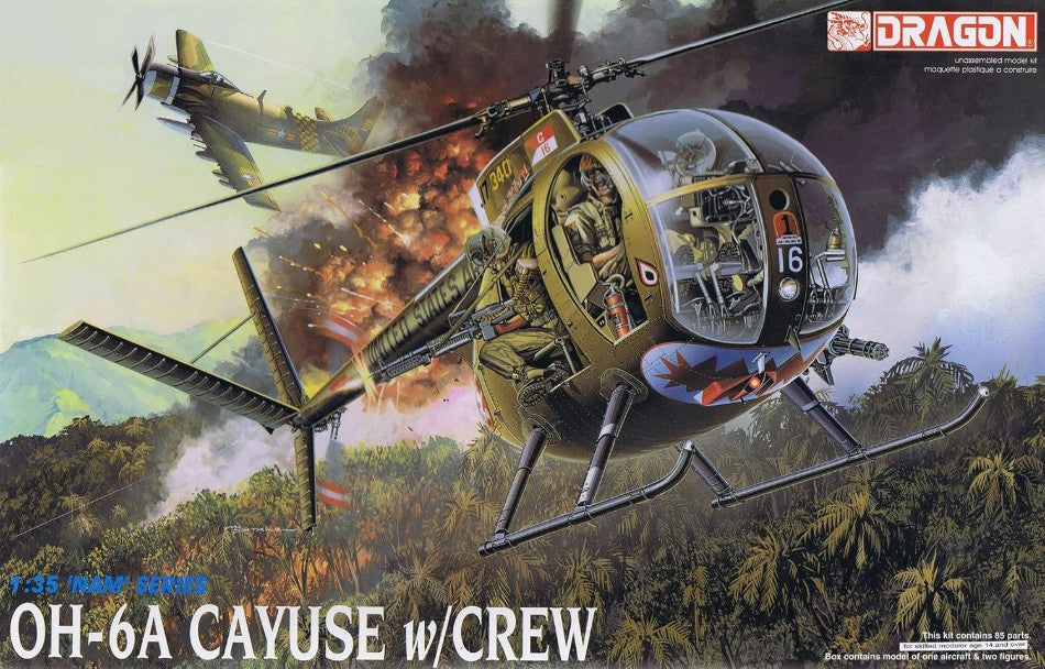 OH-6A CAYUSE W/CREW KIT 1:35